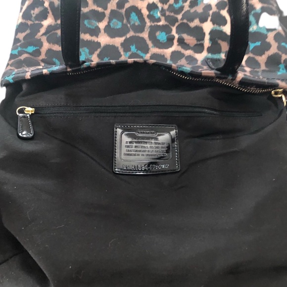 Coach H1394-F25282 Game Ocerot Print Tote Multi-Color JADE Leopard Print - Picture 12 of 13